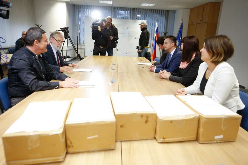 Marjan Šarec, predsedniški kandidat, glasovi podpore