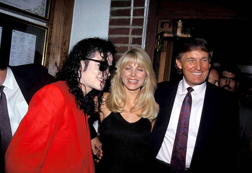 Michael Jackson, Marla Maples, Donald Trump
