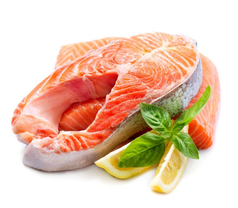 raw-salmon-steak-red-fish-herbs-lemon-white-31283573
