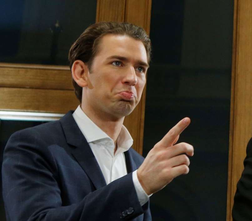 sebastian kurz, heinz-christian strache