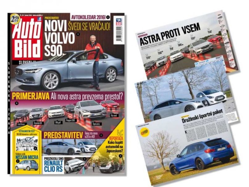 AUTO BILD Slovenija - januar 2016