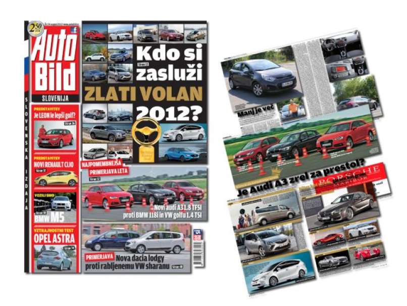 Auto Bild Slovenija - avgust 2012