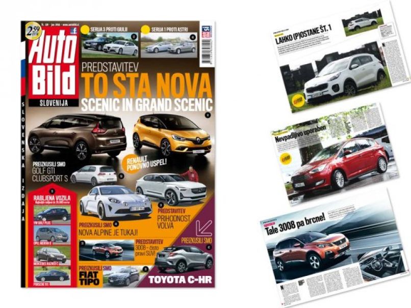 AUTO BILD Slovenija - junij 2016
