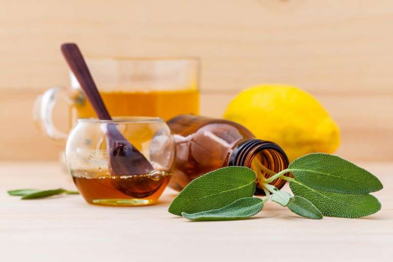 sirup žajbelj limona med