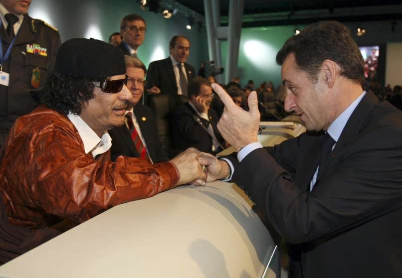 gadafi sarkozy