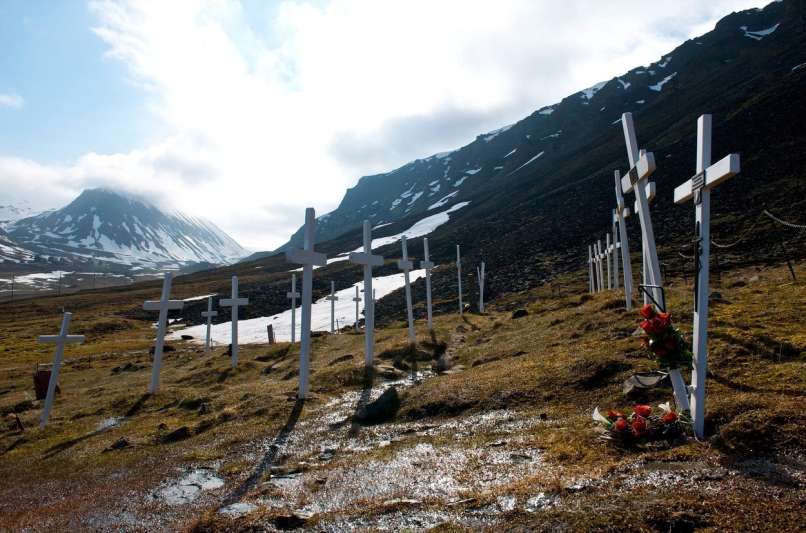 Longyearbyen, pokopališče