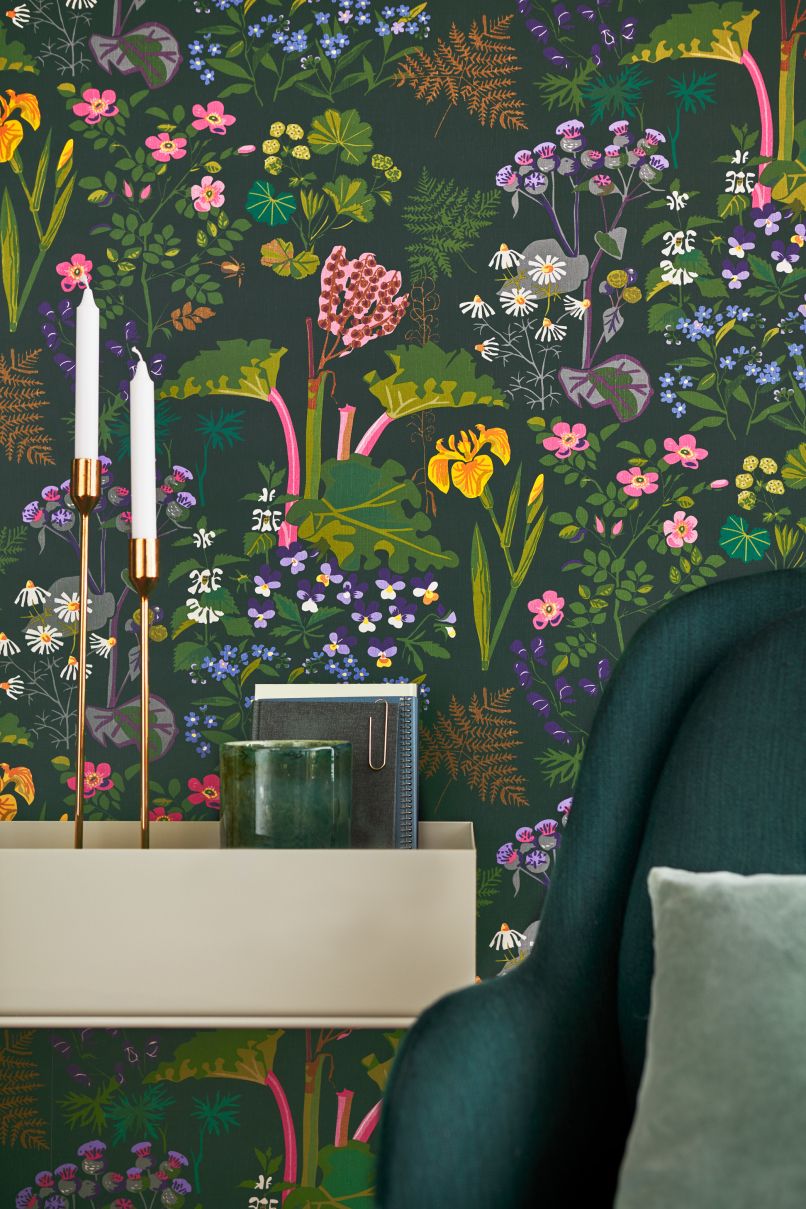 Borstapeter Scandinavian Designers 11 Wallpaper Rabarber 1791 - 1792