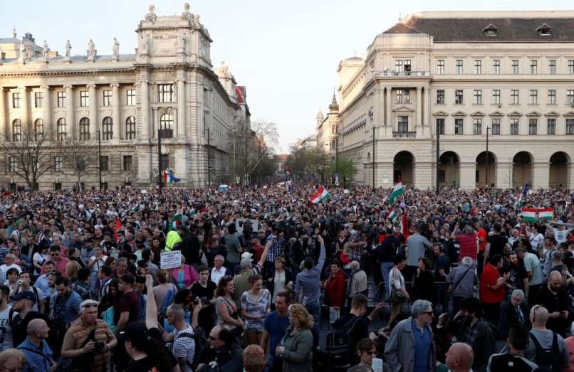 budimpešta, protesti