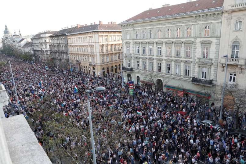 budimpešta, protesti