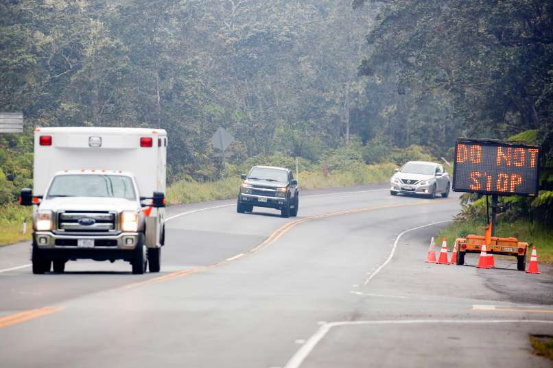 Kilauea, pepel, skale, vulkan