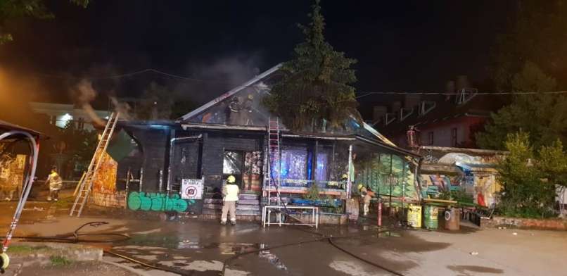 Metelkova požar, ogenj 6. 6. 2018