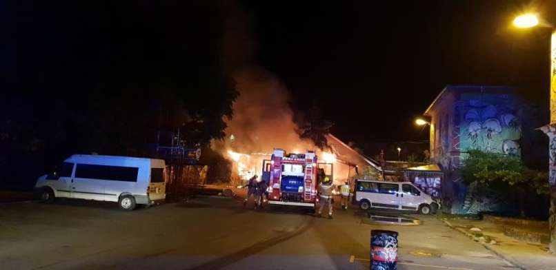 Metelkova požar, ogenj 6. 6. 2018