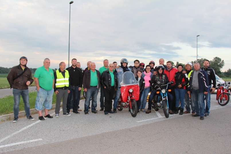 Silvo Mlinarič, Borut Šega, moped, tomos
