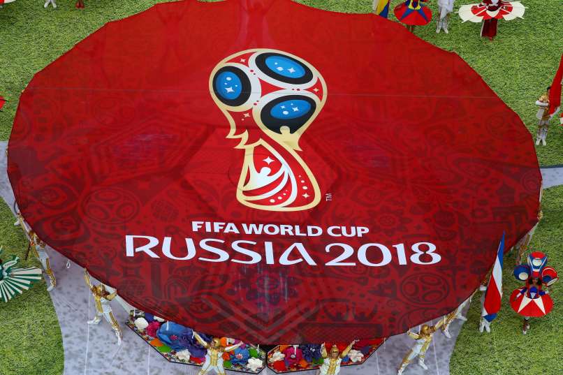 sp v nogometu 2018, otvoritvena slovesnost