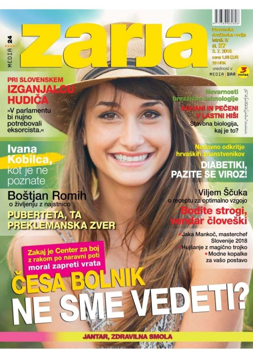 zarja naslovnica, 27, 3_7_2018