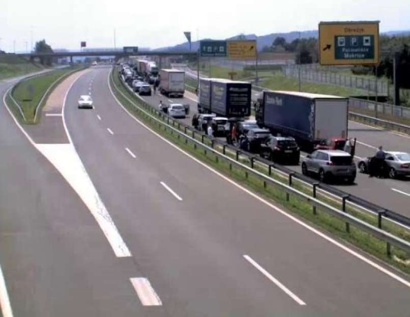 Dolenjska avtocesta, Obrežje 26. 7. 2018
