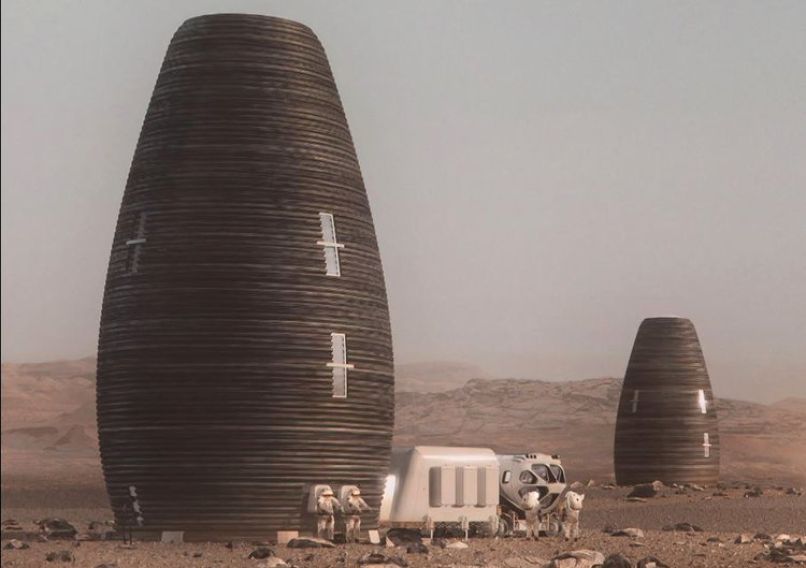 AI dome mars