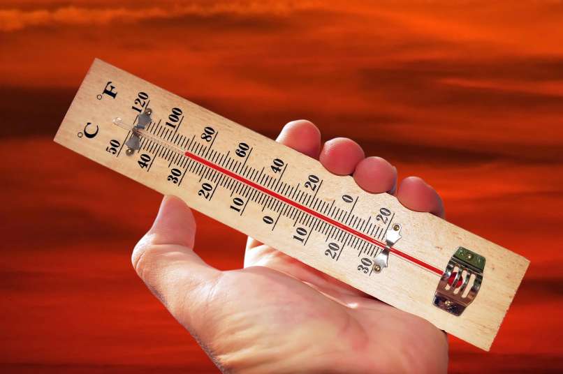 vročina, temperatura,
