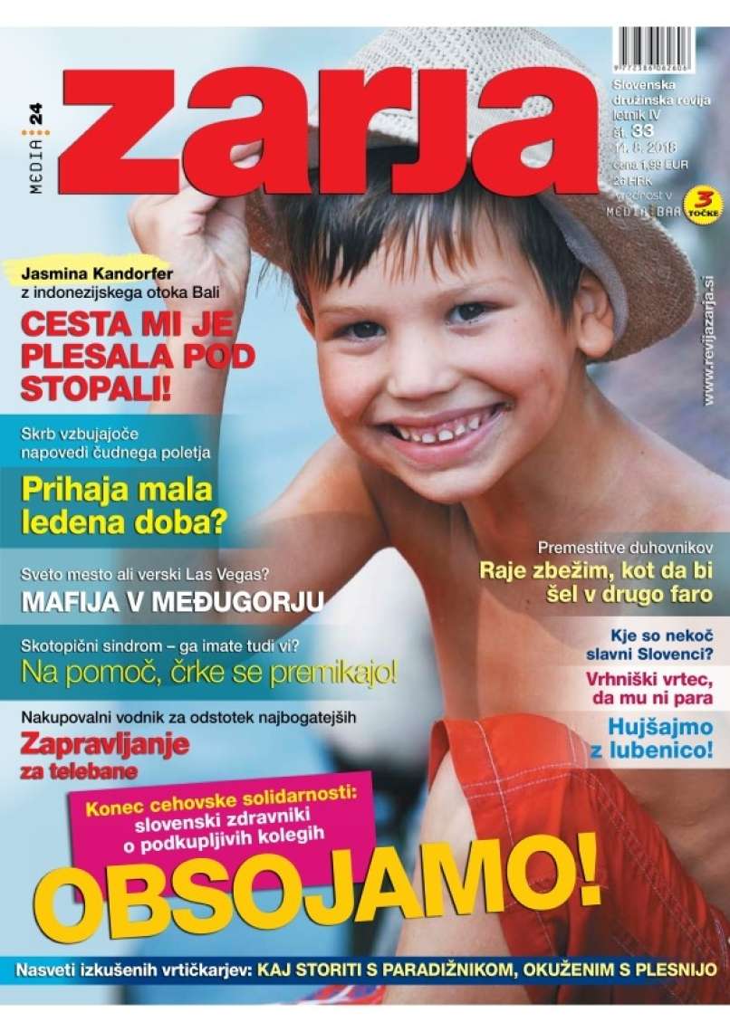 Zarja št. 33, 14. 8. 2018