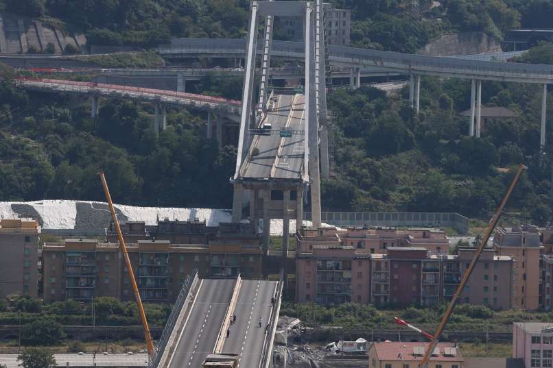 genova, tragedija, zrušenje viadukta