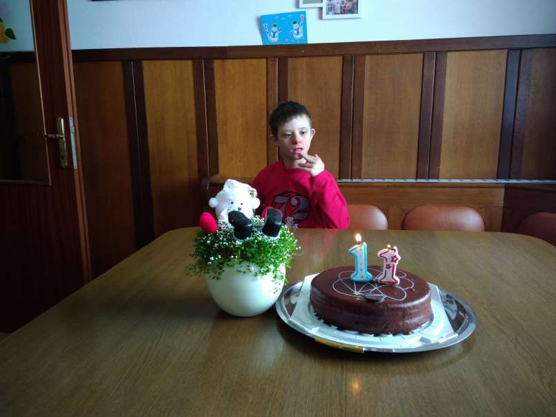 David Robinek, torta, rojstni dan