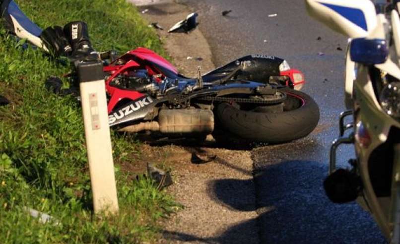 motor, motorist, slovenska policija, prometna nesreča