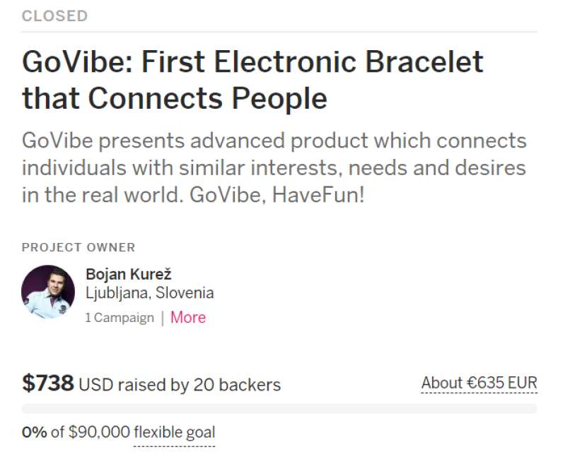 kurež indiegogo