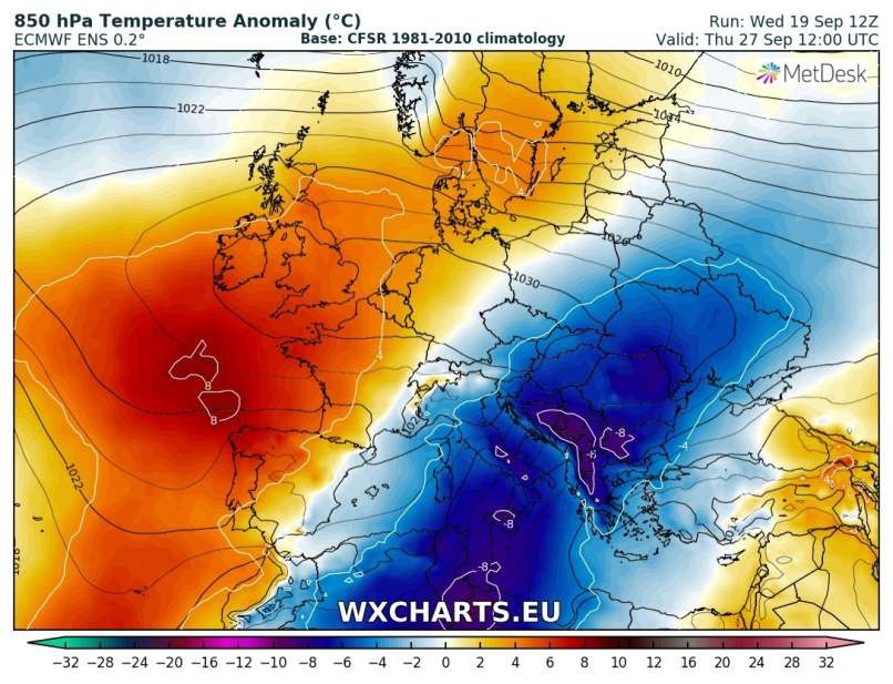 vreme za četrtek 27.9