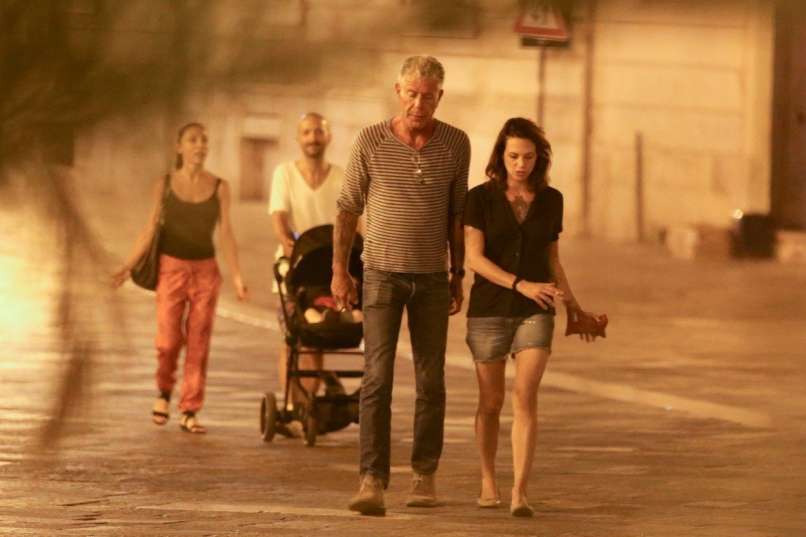 asia argento, anthony bourdain