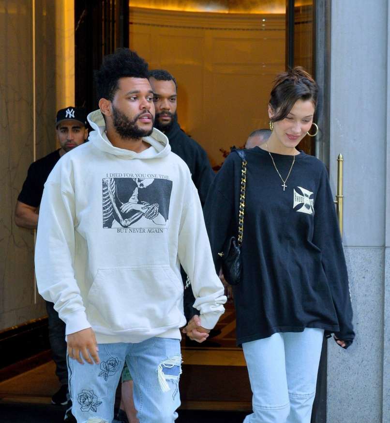 thwweeknd, bella hadid