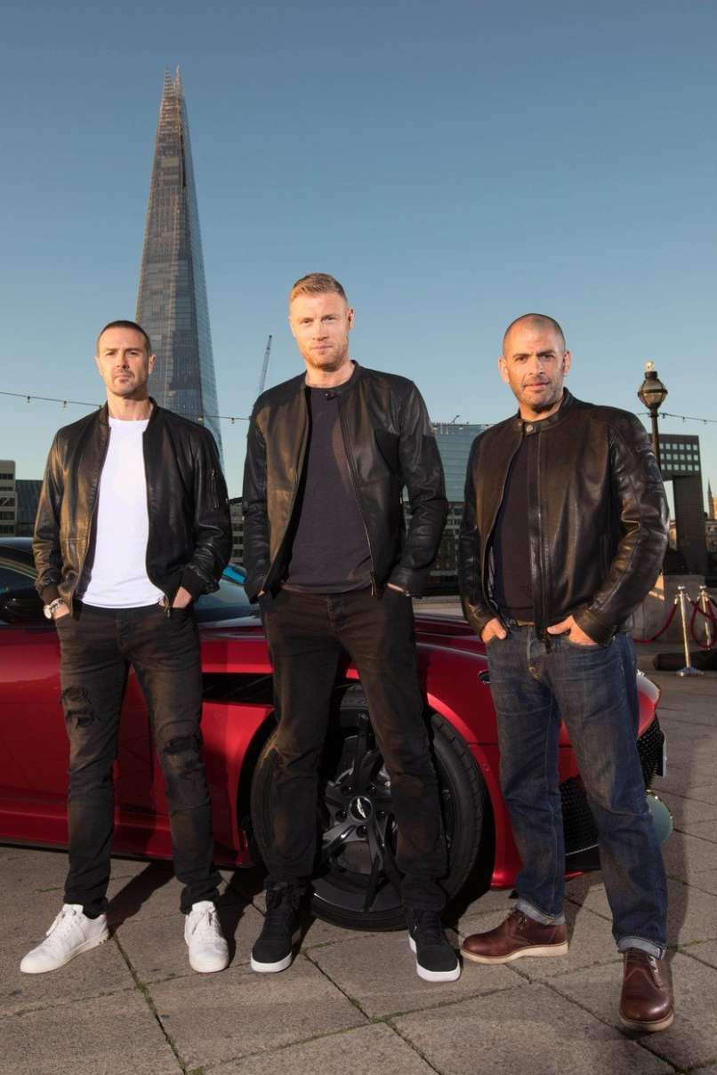 Paddy McGuinness, Andrew Flintoff, Chris Harris