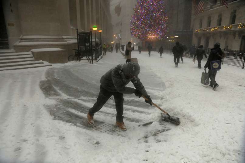 snow, shovel