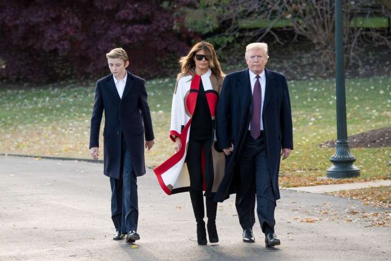 barron melania donald trump