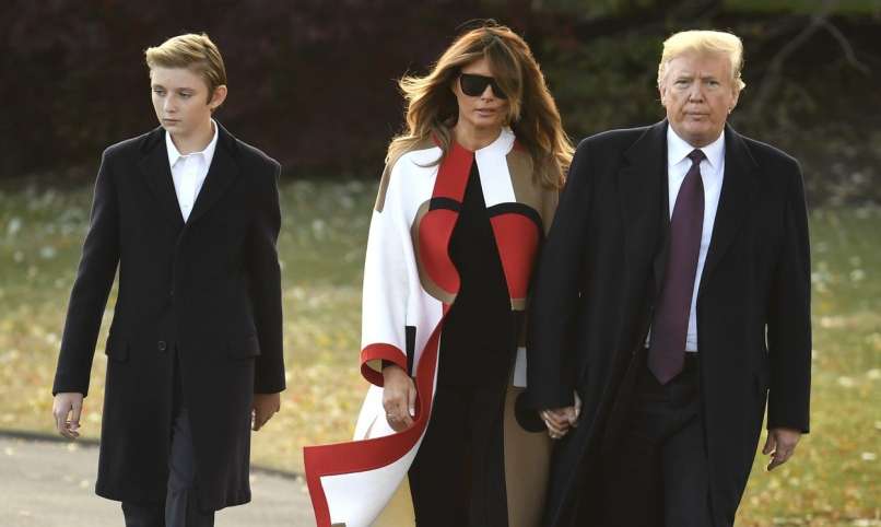 barron, melania, donald trump