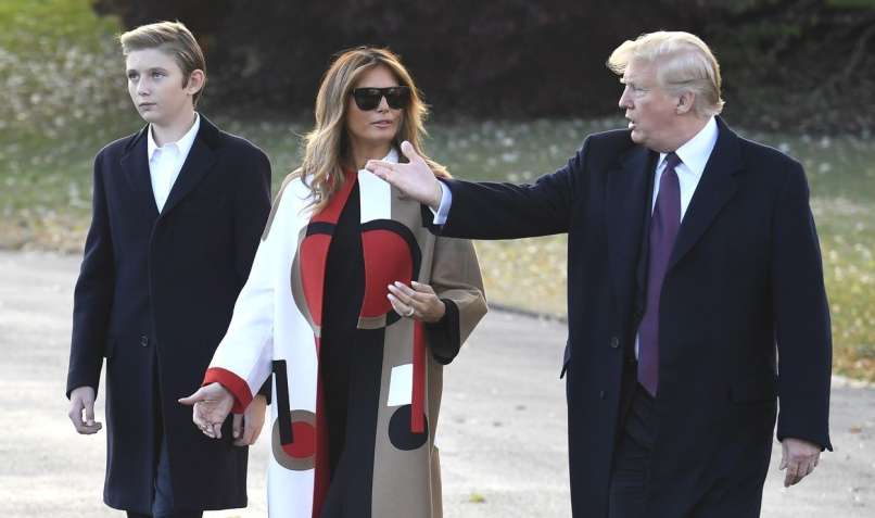 barron melania donald trump