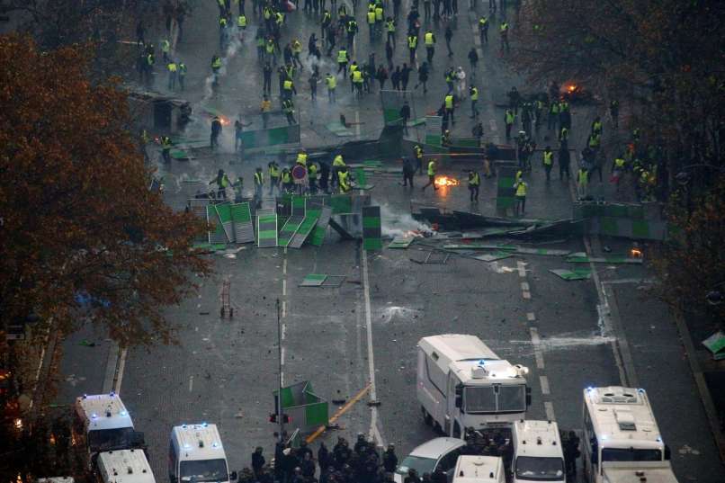 francija, protesti, rumeni jopiči,