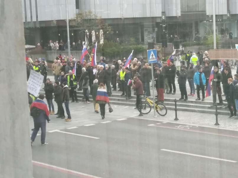 protest, državni zbor, 10.12. 2