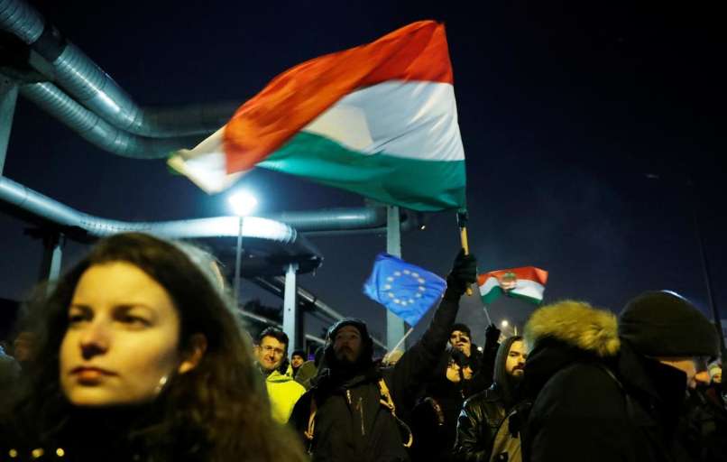 protesti, madžarska, suženjska zakonodaja,