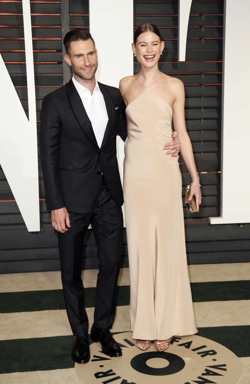 Adam Levine in Behati Prinsloo