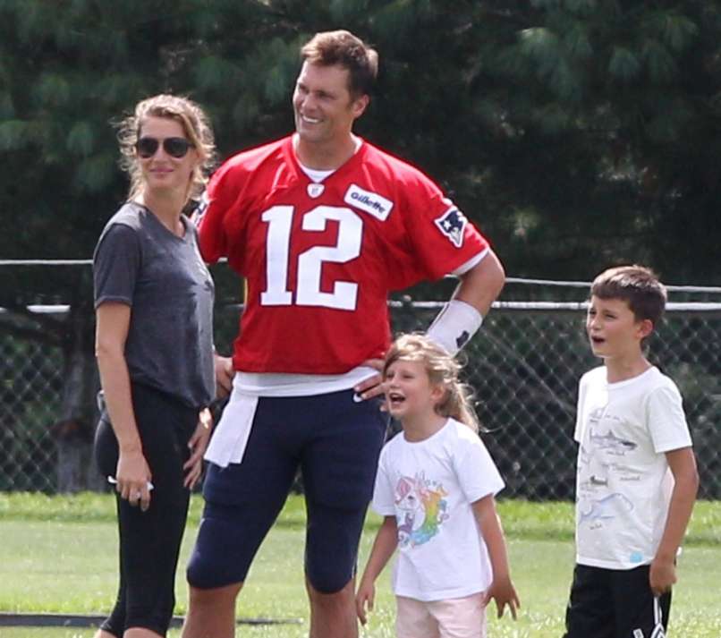 Gisele Bündchen, Tom Brady, Benjamin in Vivian