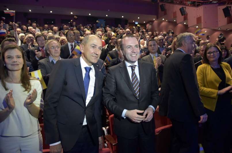 manfred weber janez jansa urska bacovnik bobo