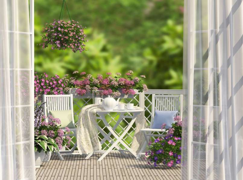 balkon udobje