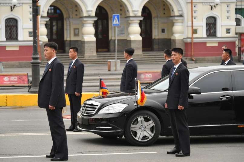 Kim Džong Un, konvoj, vladivostok,