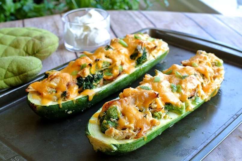 Broccoli-Chicken-Zucchini-Boats