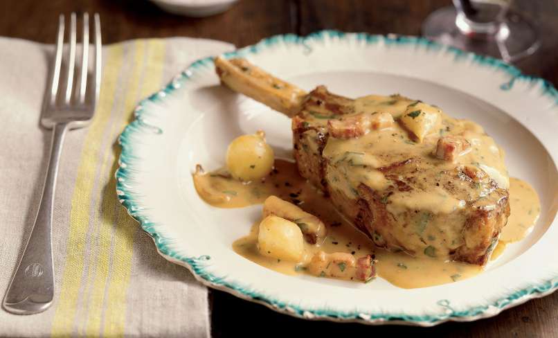 telečja veal-chops-with-mustard-cream-sauce-recipe