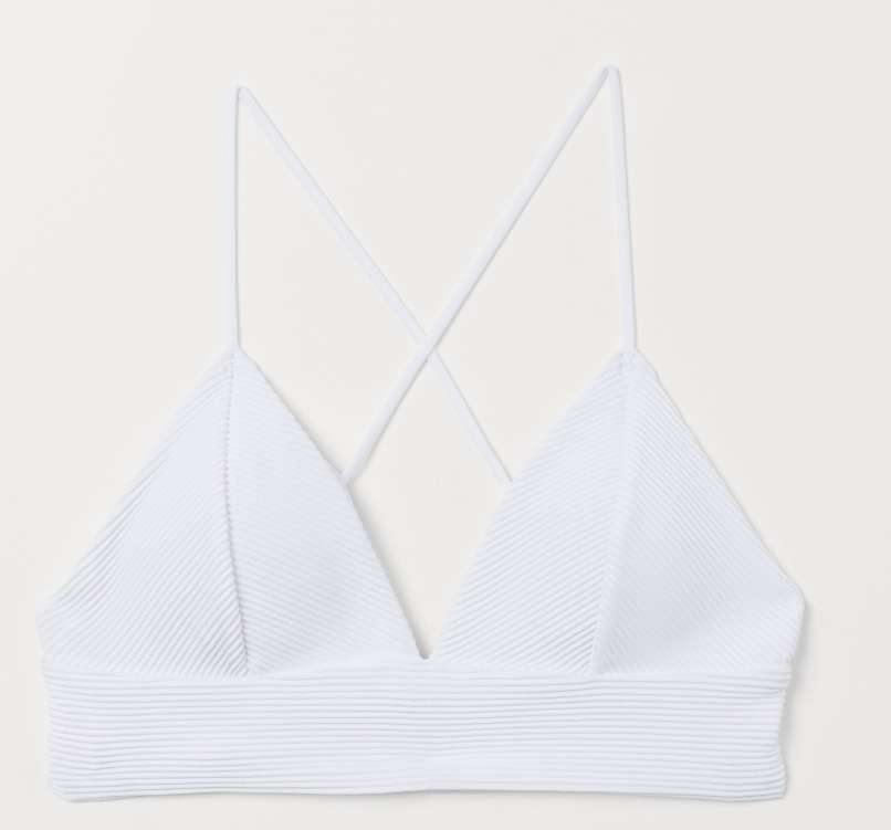 bikini top H&M, 14,99 eur