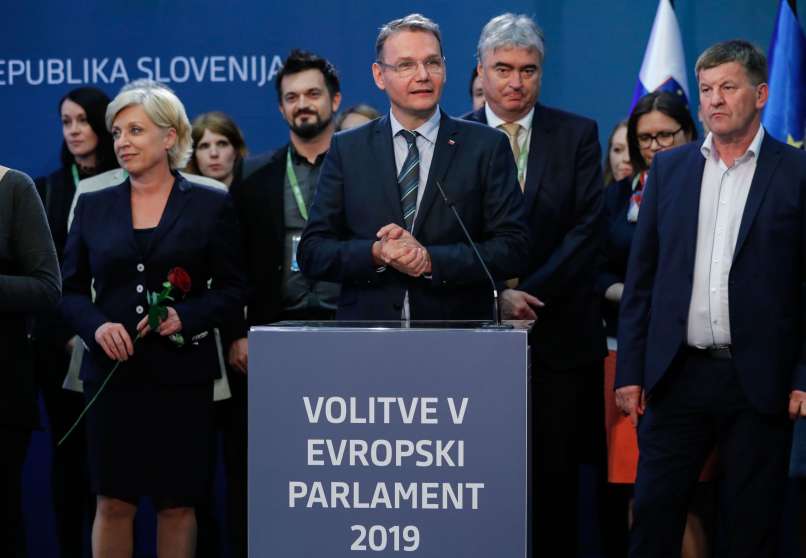 marjan podobnik, romana tomc, franc bogovič, milan zver, sds, evropske volitve 2019