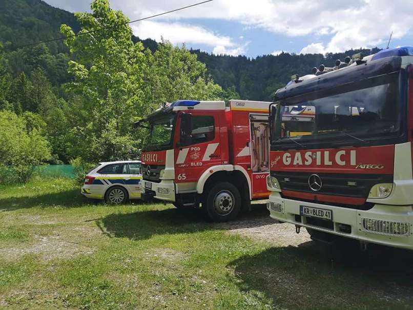jezero kreda, gasilci, pogrešana oseba