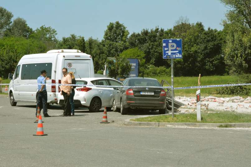 Hrvaška, avtocesta A3 Novska - Okučani, počivališče, nesreča