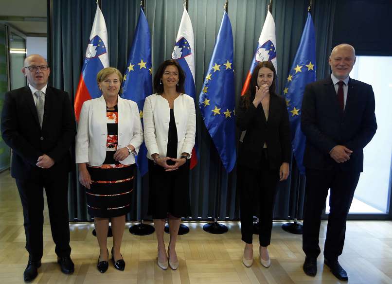 Klemen Groselj, Ljudmila Novak, Tanja Fajon, Irena Joveva, Milan Brglez, marjan šarec